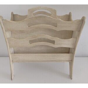 Butler 700 VTG Wood Magazine Rack Book Holder Newspaper Retro MCM Arts Crafts